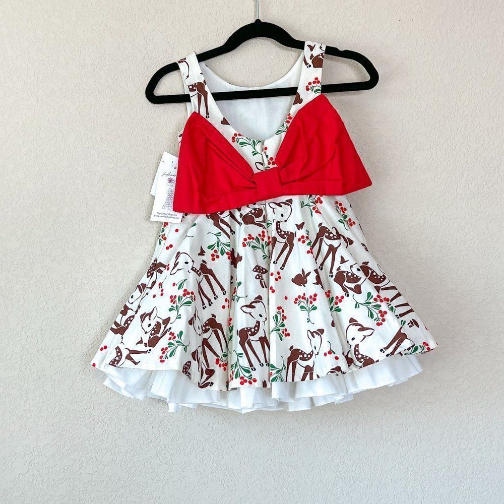 NWT! FiveLoaves TwoFish Girls Holiday Tulle Layer Dress, Size 3 - Picture 3 of 5